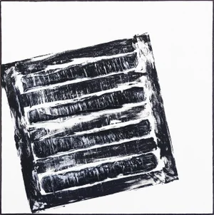 "Painting ##" Contemporary Original Textured Minimalist Artwork by Len Klikunas