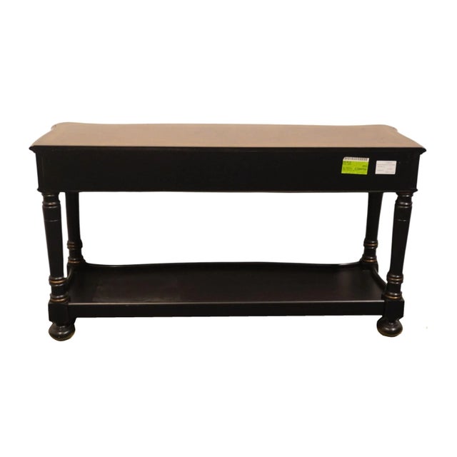 Hooker Furniture Seven Seas Collection 38" Two Toned Accent Sofa / Console Table 864-80-151 For Sale - Image 10 of 12