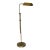Vintage Double-Rod Brass Reading Lamp For Sale