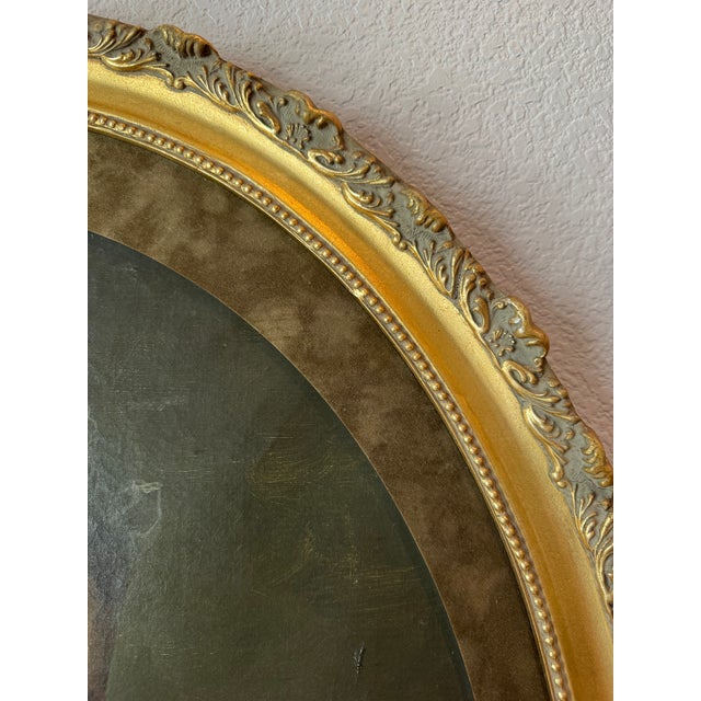 Textile Antique French Noble Portrait, Mdm. Pompadour, Painting For Sale - Image 7 of 7