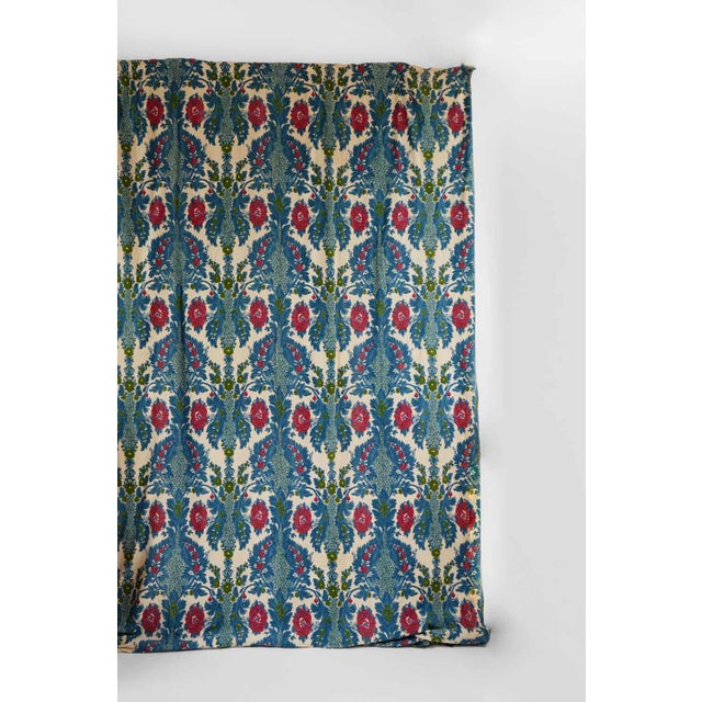 Floral Pattern Curtains from Boussac, 1950s, Set of 3 For Sale - Image 6 of 10