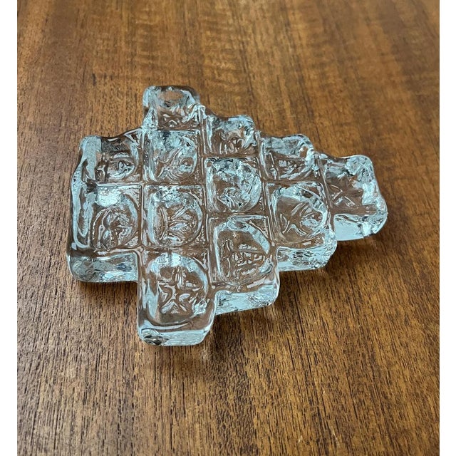 Vintage German Glass X-Mas Tree Candleholder from Wiesenthalhütte, 1970s For Sale - Image 4 of 18