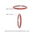 Carat&Her Vibrant 25.7 Ct Round Scarlet Coral Tennis Bracelet in 925 Sterling Silver For Sale - Image 10 of 13