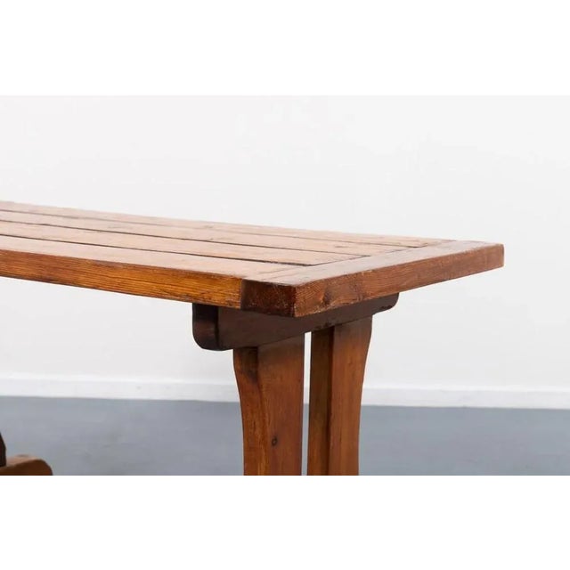 Mid-Century Pine Berga Side Table by David Rosen Nordic Company, Sweden 1950s For Sale - Image 6 of 9