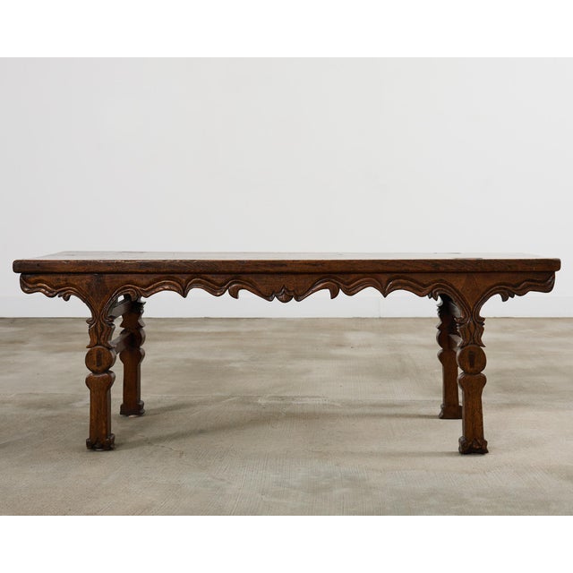 Rustic Anglo-Indian Carved Hardwood Bench Seat For Sale - Image 12 of 12