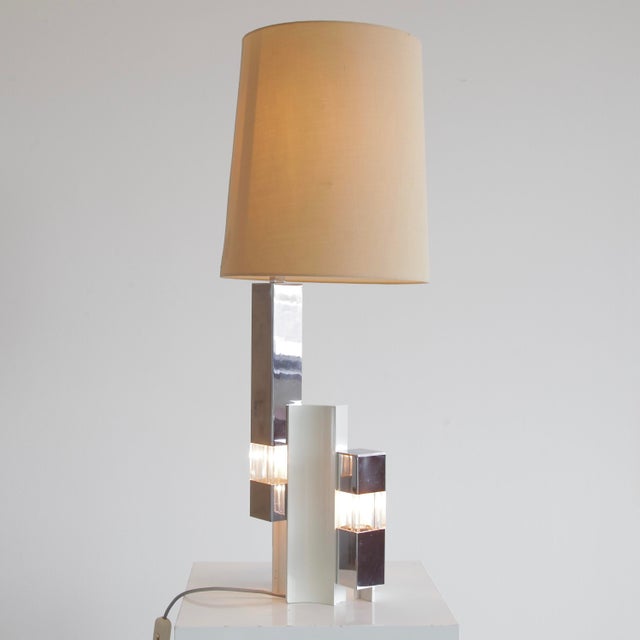 Gaetano Sciolari Table Lamp Cubic by Gaetano Sciolari, 1965 For Sale - Image 4 of 8