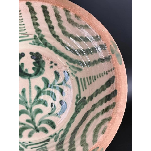Ceramic Large Fajalauza Ceramic Bowl, Lebrillo, Spain For Sale - Image 7 of 8
