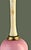 Glass Vintage Neoclassical Italian Pink Art Glass & Marble Table Banquet Lamp For Sale - Image 7 of 12