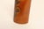 Vintage Studio Pottery Sunburst and Botanical Motif Matte Amber Glazed Vase For Sale - Image 16 of 18