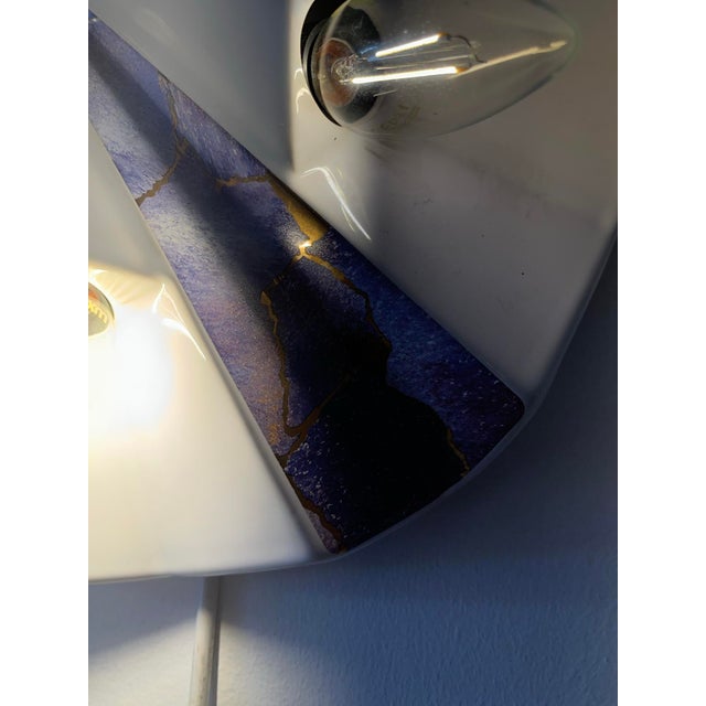 Mid-Century Modern Ceramic Pan Lamp from Scheurich, 1970s For Sale - Image 3 of 8