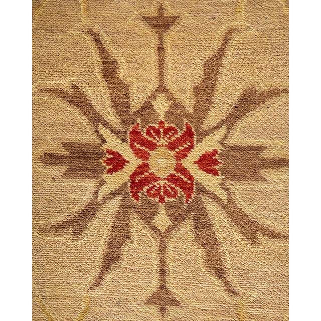 Traditional Eclectic, One-of-a-Kind Hand-Knotted Area Rug in Beige, 9' 2" x 12' 0" For Sale - Image 3 of 8