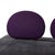 Textile Mosspink Two-Seater Leather Grey Anthracite and Violet Sofa with Manual Function by Brühl For Sale - Image 7 of 17