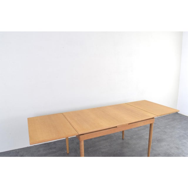 Mid-Century Danish Oak Extendable Dining Table, 1960s For Sale - Image 15 of 16
