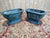 Glazed Terracotta Planters, Set of 2 For Sale - Image 4 of 5