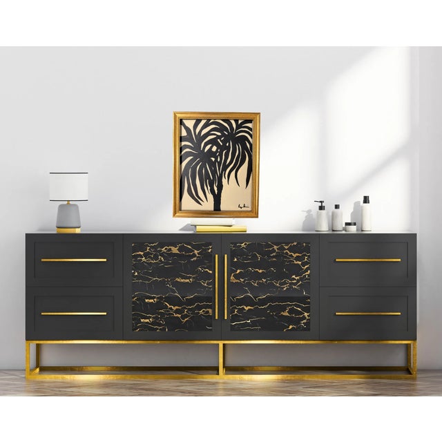 Paint Contemporary Palm Tree Painting by Bryan Boomershine Framed For Sale - Image 7 of 13