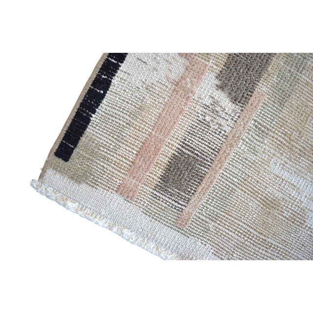 Contemporary Distressed Runner Rug - Faded Colors Low Pile Hallway 2'6″ X 10'6″ For Sale - Image 11 of 13