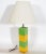 1960s Yellow Green Mid-Century Modern Table Lamp For Sale - Image 5 of 6