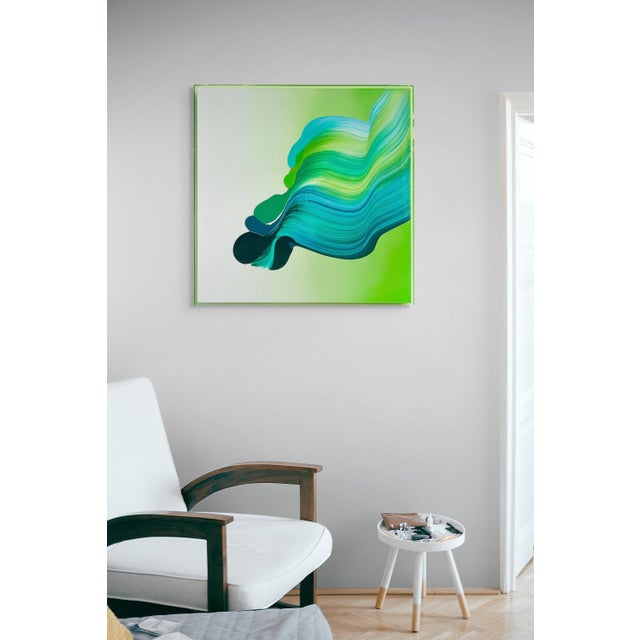 Abstract Contemporary Abstract Acrylic on Canvas "Gradient 7" by Nikolaos Schizas For Sale - Image 3 of 6