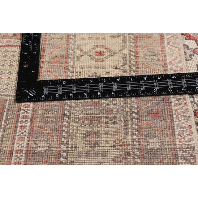 Textile Vintage Turkish Oushak Rug, 06'05 X 10'10 For Sale - Image 7 of 10
