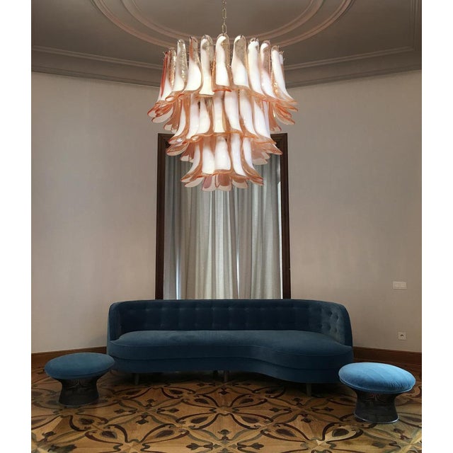 Italian Petal Flamingo Chandelier, Murano For Sale - Image 14 of 18