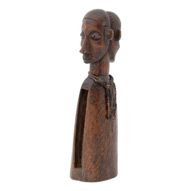 African Yaka Double-Headed Slit Drum For Sale