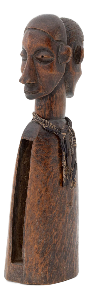 African Yaka Double-Headed Slit Drum