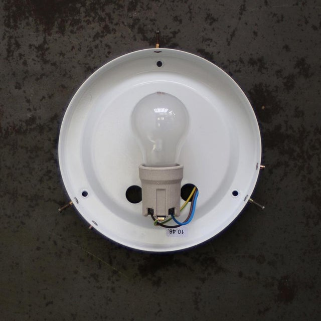 Mid-Century Square Clear Glass Wall Lamp Sconce For Sale - Image 10 of 11