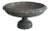 C. 1950 Platinum Striata Marble Fruit Bowl with Pedestal Base For Sale