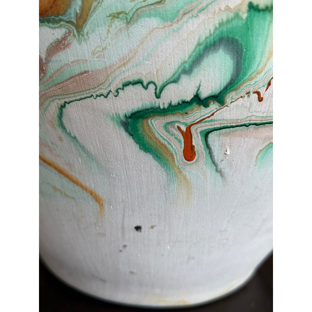 Large 1960s Nemadji Pottery Vase For Sale In Raleigh - Image 6 of 8