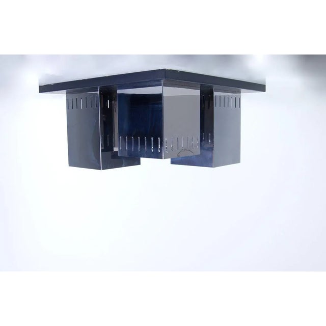 Poliarte Steel Ceiling Lamp in the Style of Poliarte, 1970s For Sale - Image 4 of 18