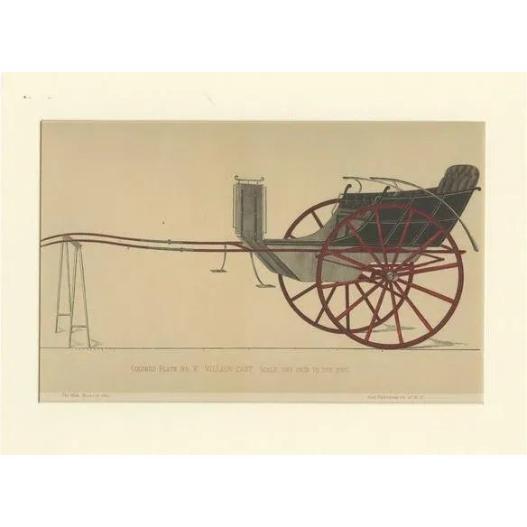 Village Cart, 1883, Paper For Sale - Image 6 of 6