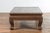 Vintage Thai Chow Legs Coffee Table with Carved Apron and Brown Patina For Sale - Image 4 of 13