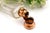 Perfume Bottle in Glass and 15K Gold For Sale - Image 5 of 6