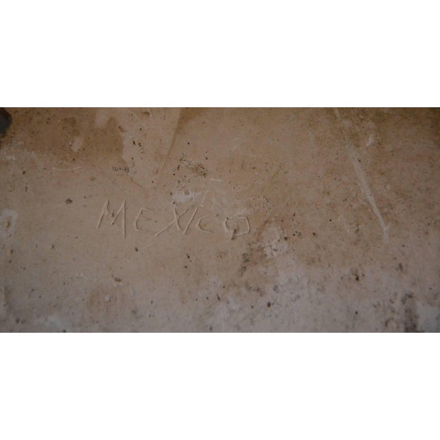 Vintage Pair of Draped Terracotta Mexican Sconces For Sale - Image 10 of 11