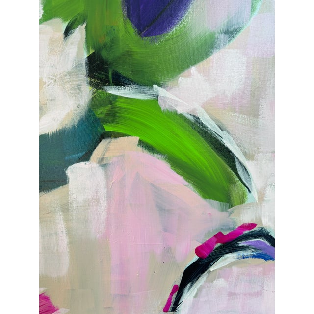 “Sometimes Magic Happens“ Original Abstract Expressionist Painting by Linda McDonough For Sale - Image 4 of 12