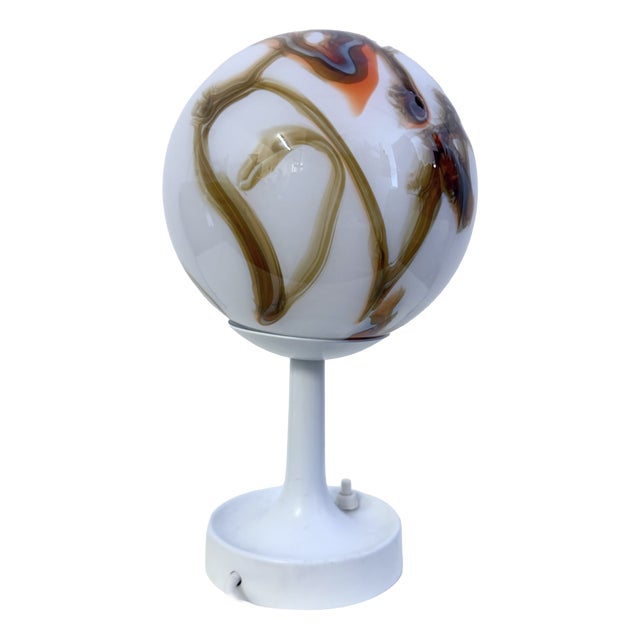Space Age Spherical Table Lamp, 1970s For Sale