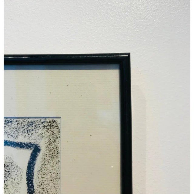 Paper Julien Dinou, Abstract Composition, Charcoal on Paper For Sale - Image 7 of 9