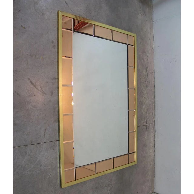 1960s Large Mid-Century Italian Mirror For Sale - Image 5 of 5