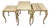 Hollywood Regency Nesting Tables in Marble, 1960s, Set of 3 For Sale
