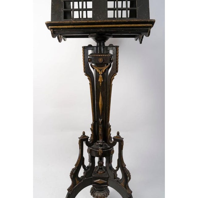 Baroque Polychrome Wooden Music Stand, 18th Century For Sale - Image 3 of 10