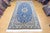 Vintage Nain Rug with Blue Central Medallion For Sale - Image 4 of 18