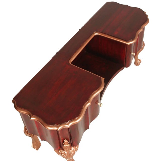 Antique Baroque Style Italian Dressing Table For Sale - Image 9 of 13