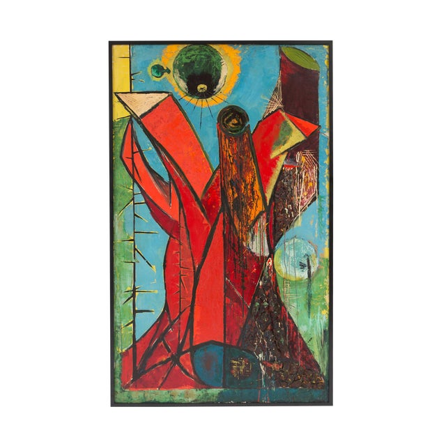 Shiro Ikegawa Abstract Painting For Sale