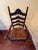 Patina, Patina, Patina! A charming pair of antique French Country style ladderback chairs dating to the late 19th century....