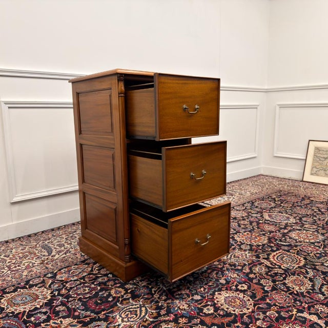 Brown Classic English Chest of Drawers For Sale - Image 8 of 10