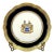 Antique Sevres 1848 Chateau Des Tuileries Cobalt Gilt Armorial Cabinet Plate For Sale