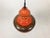 Mid-Century Modern Vintage German Ceramic Orange Pendant Lamp, 1960s For Sale - Image 3 of 7