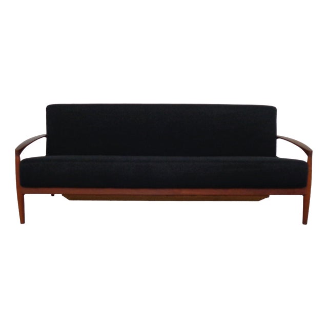 Teak Sofa or Daybed by Carl Straub for Goldfeder, Germany, 1950s For Sale