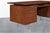 Florence Knoll Mid-Century Modern Walnut Executive Desk Styled After Florence Knoll, 1960s For Sale - Image 4 of 14
