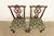 1920s Romweber Antique Chippendale Carved Mahogany Side Chairs or Dining Chairs, Pair For Sale - Image 5 of 13